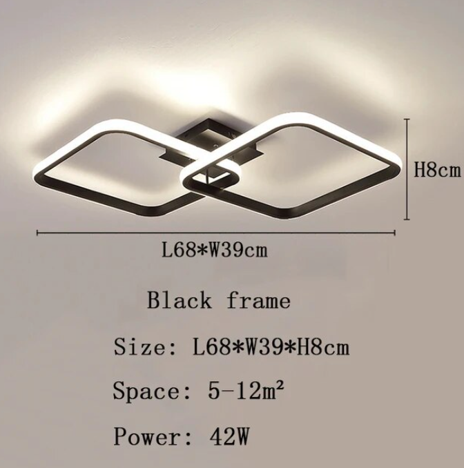 Luminaire Plafonnier style industriel en métal noir – Référence : Mael1234- - Nexa Lights