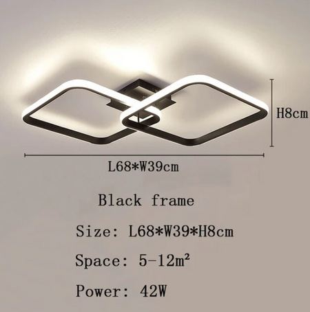 Luminaire Plafonnier style industriel en métal noir – Référence : Mael1234- - Nexa Lights