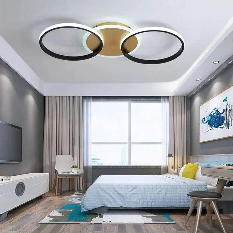 Luminaire Plafonnier style industriel en métal noir – Référence : Mael1234- - Nexa Lights