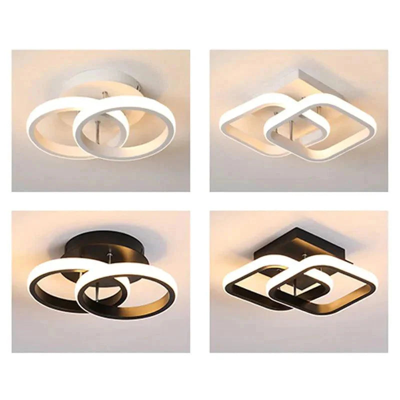 Luminaire Plafonnier style industriel en métal noir – Référence : Mael1234- - Nexa Lights