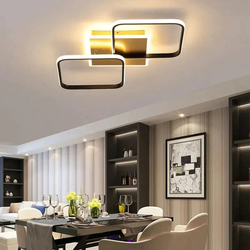 Luminaire Plafonnier style industriel en métal noir – Référence : Mael1234- - Nexa Lights
