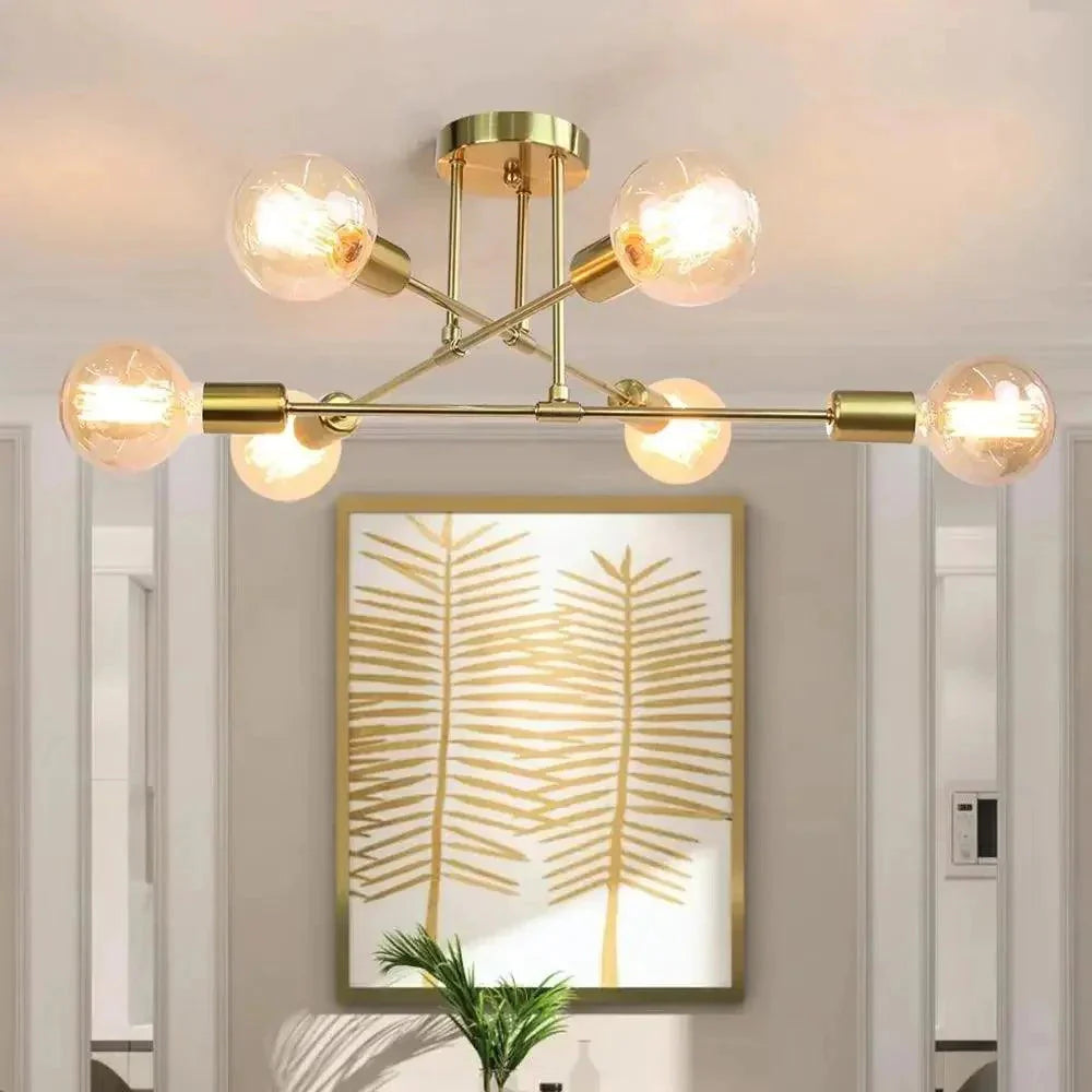Luminaire Plafonnier style industriel en métal noir – Référence : Noémi4623- - Nexa Lights