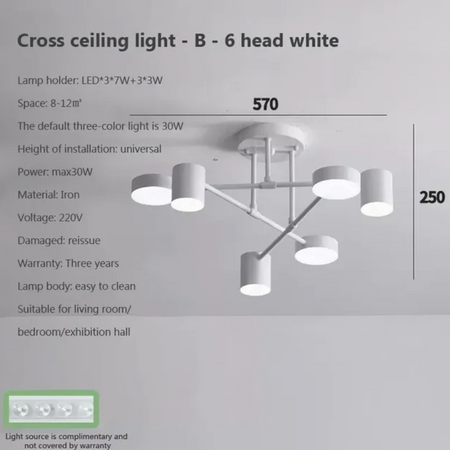 Luminaire Plafonnier style industriel en métal noir – Référence : Noémi4623- - Nexa Lights