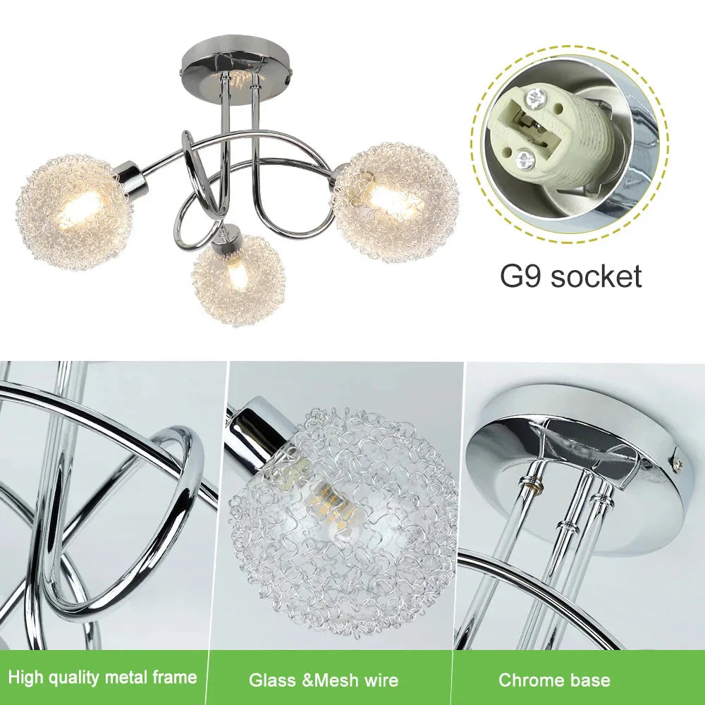 Luminaire Plafonnier style industriel noir – Référence : Elowen4821- - Nexa Lights