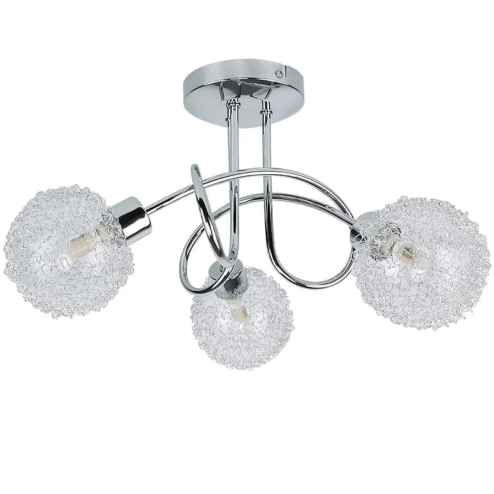 Luminaire Plafonnier style industriel noir – Référence : Elowen4821- - Nexa Lights