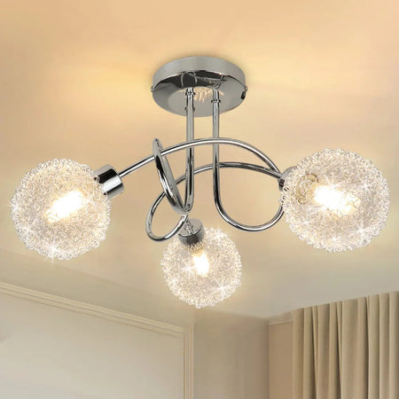 Luminaire Plafonnier style industriel noir – Référence : Elowen4821- - Nexa Lights