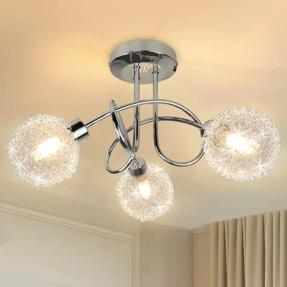 Luminaire Plafonnier style industriel noir – Référence : Elowen4821- - Nexa Lights