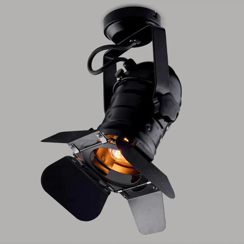 Luminaire Plafonnier style industriel noir – Référence : Maelis4712- - Nexa Lights