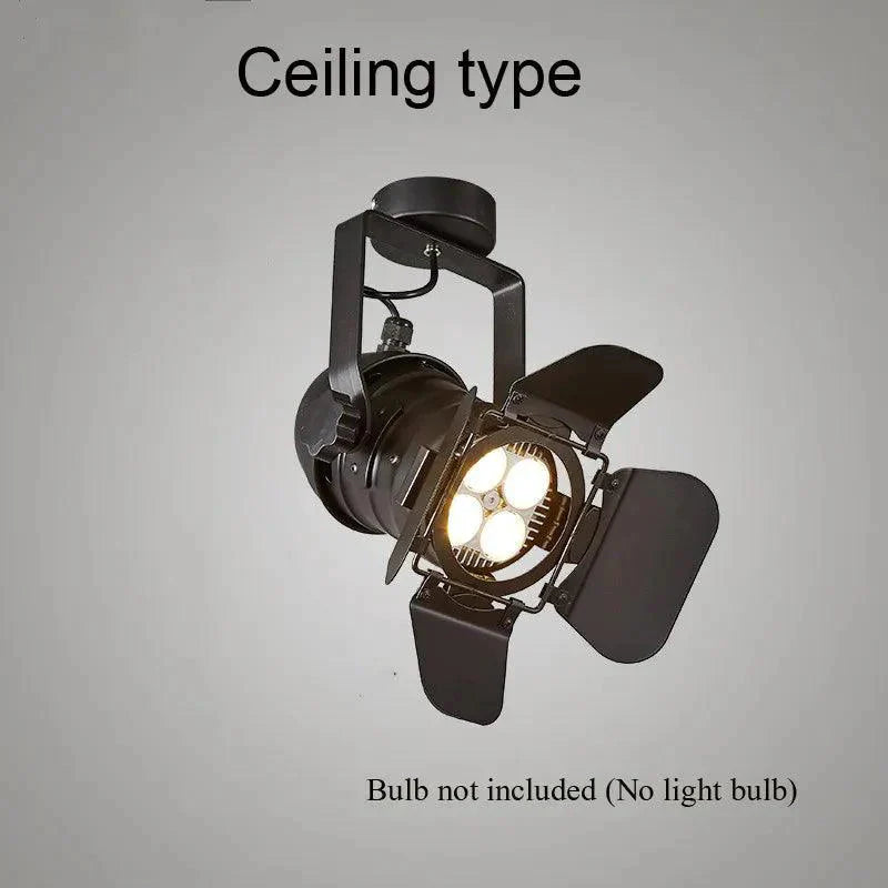 Luminaire Plafonnier style industriel noir – Référence : Maelis4712- - Nexa Lights