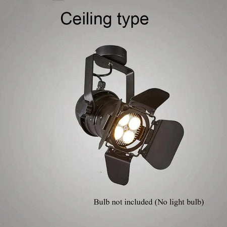 Luminaire Plafonnier style industriel noir – Référence : Maelis4712- - Nexa Lights