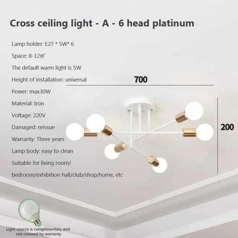 Luminaire Plafonnier style industriel noir – Référence : Nélio4932- - Nexa Lights