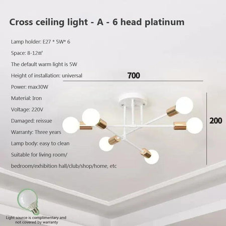 Luminaire Plafonnier style industriel noir – Référence : Nélio4932- - Nexa Lights