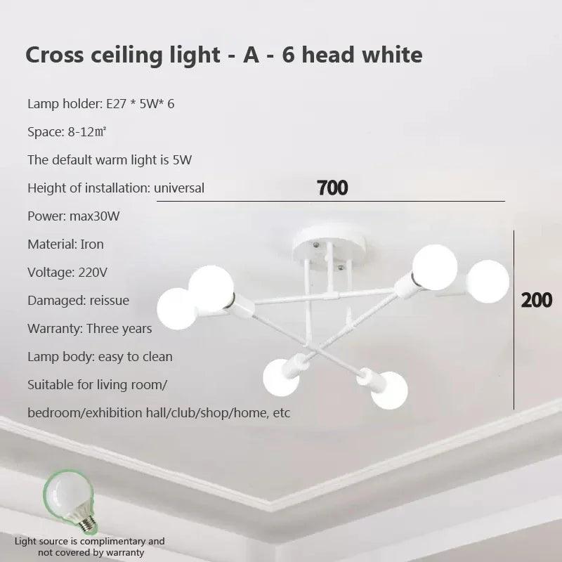 Luminaire Plafonnier style industriel noir – Référence : Nélio4932- - Nexa Lights
