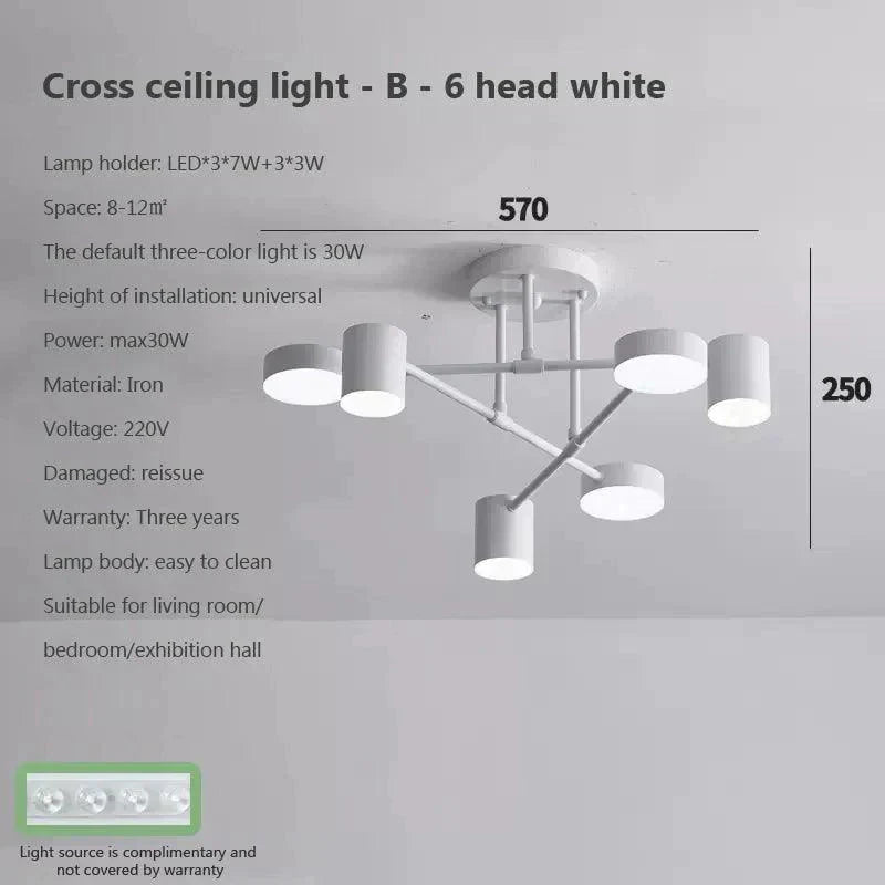 Luminaire Plafonnier style industriel noir – Référence : Nélio4932- - Nexa Lights