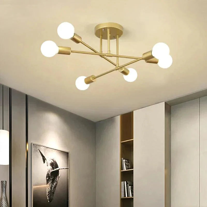 Luminaire Plafonnier style industriel noir – Référence : Nélio4932- - Nexa Lights