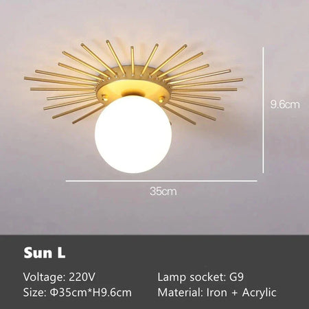 Luminaire Plafonnier style nordique élégant – Référence : Elowen4832- - Nexa Lights