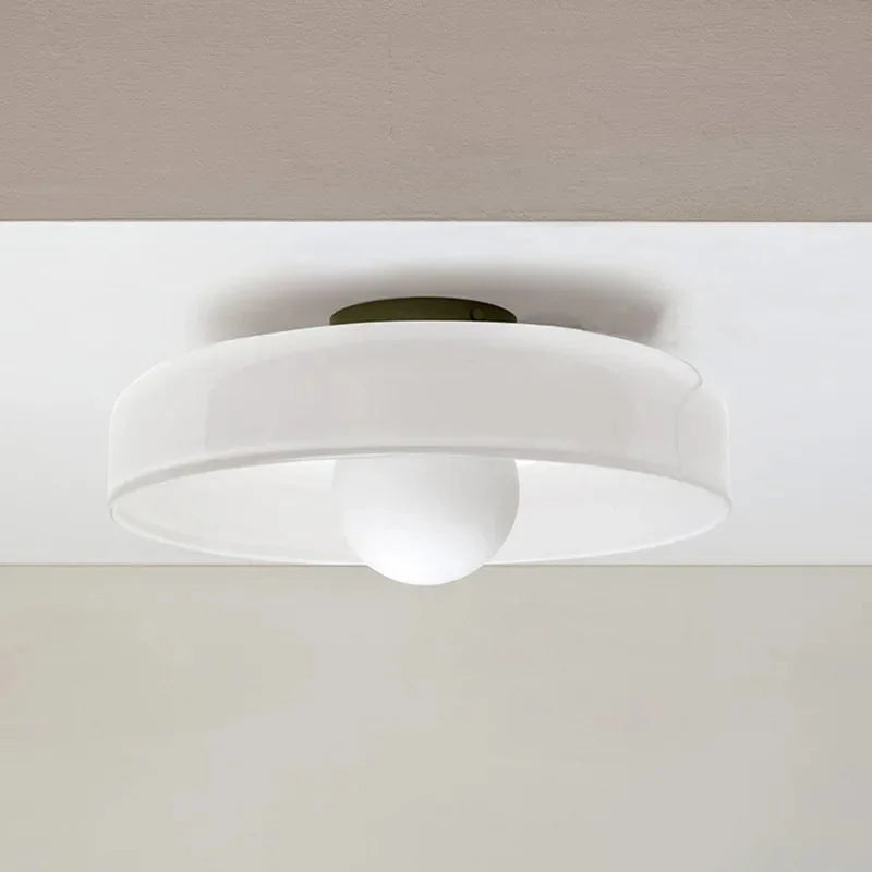 Luminaire Plafonnier surface montée en pierre de verre colorée – Référence : Elowen5623- - Nexa Lights