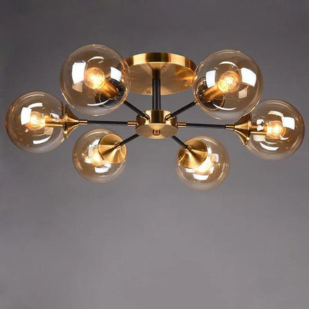 Luminaire Plafonnier verre et métal élégant – Référence : Mylan4820- - Nexa Lights