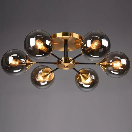 Luminaire Plafonnier verre et métal élégant – Référence : Mylan4820- - Nexa Lights
