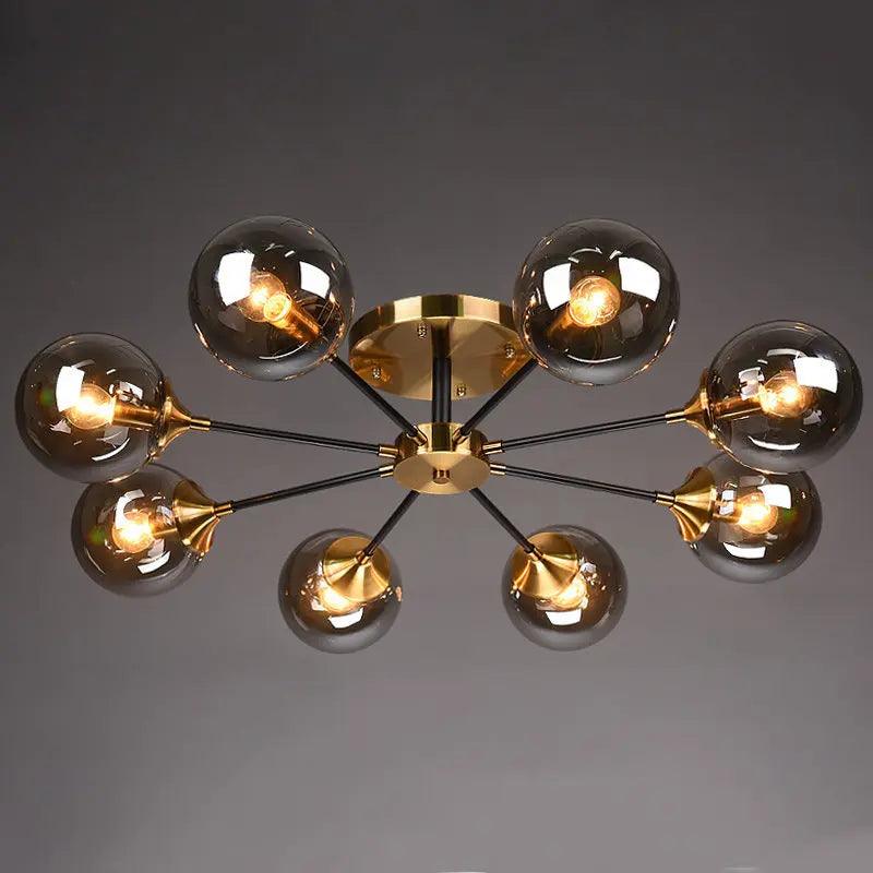 Luminaire Plafonnier verre et métal élégant – Référence : Mylan4820- - Nexa Lights