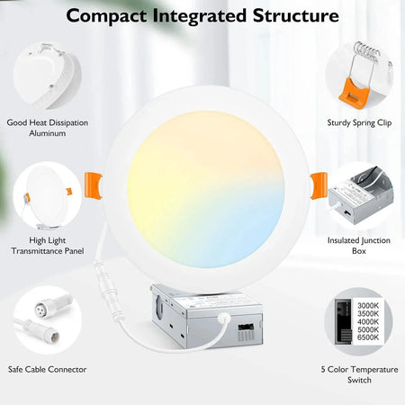 Luminaire Spot encastrable finition brillante – Référence : Liora3847- - Nexa Lights