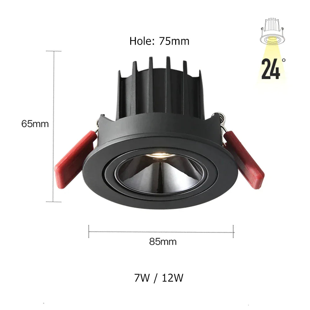 Luminaire Spot orientable à 360° argenté – Référence : Elina3847- - Nexa Lights