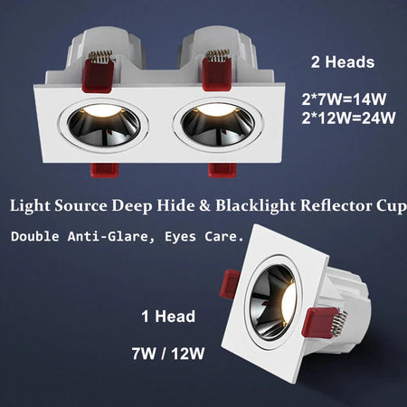 Luminaire Spot orientable à 360° argenté – Référence : Elina3847- - Nexa Lights