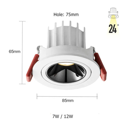 Luminaire Spot orientable à 360° argenté – Référence : Elina3847- - Nexa Lights