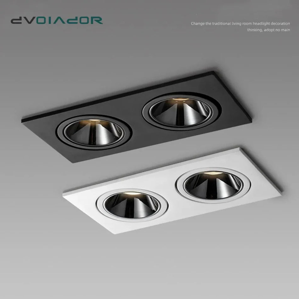 Luminaire Spot orientable à 360° argenté – Référence : Elina3847- - Nexa Lights