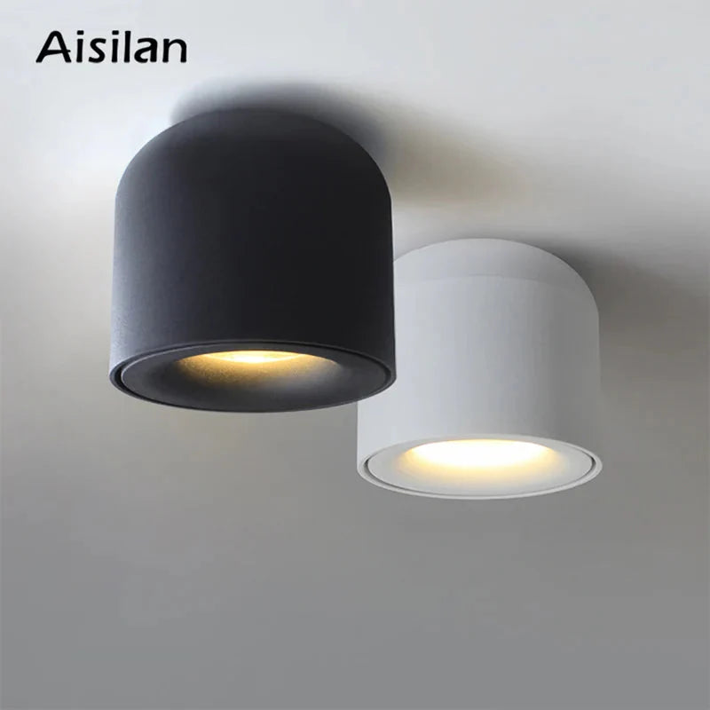 Luminaire Spot tête directionnelle argentée – Référence : Elian3847- - Nexa Lights