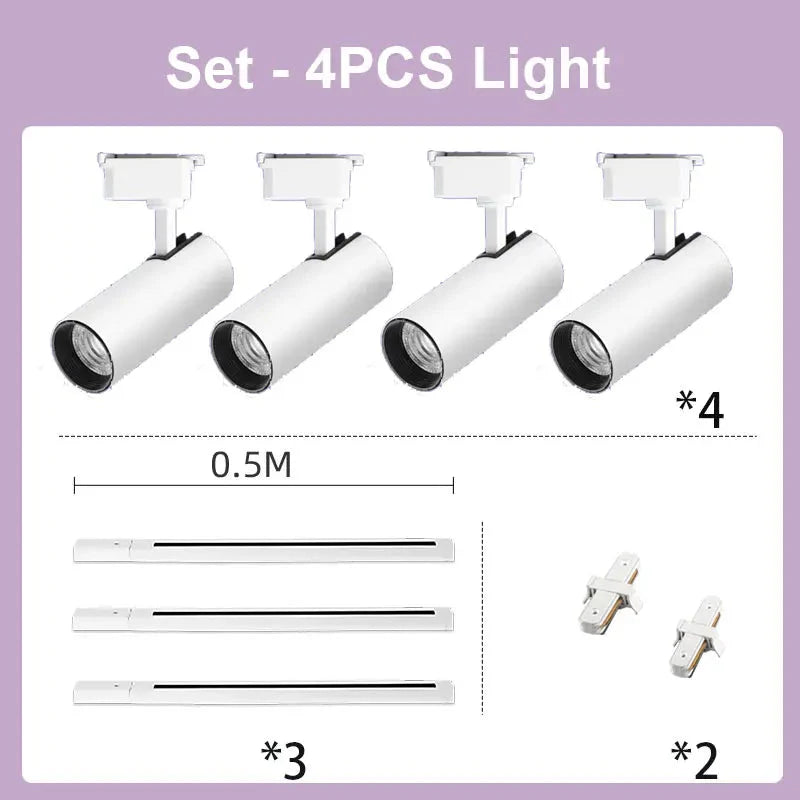 Luminaire Spot tête directionnelle chrome – Référence : Elouan3572- - Nexa Lights