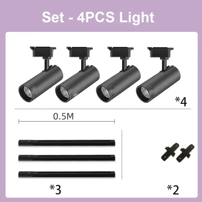 Luminaire Spot tête directionnelle chrome – Référence : Elouan3572- - Nexa Lights