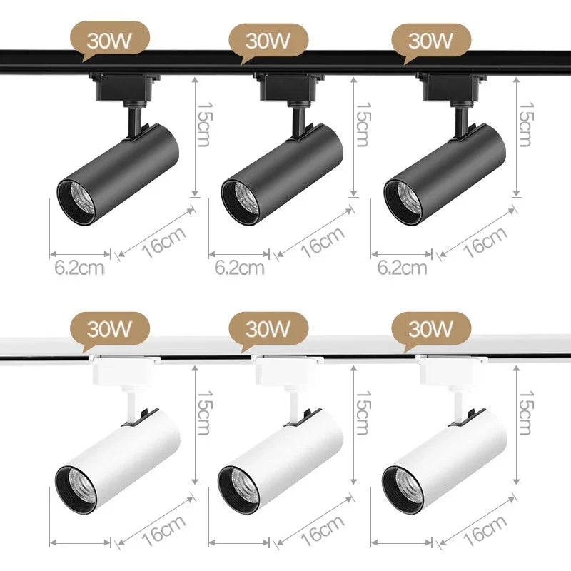 Luminaire Spot tête directionnelle chrome – Référence : Elouan3572- - Nexa Lights