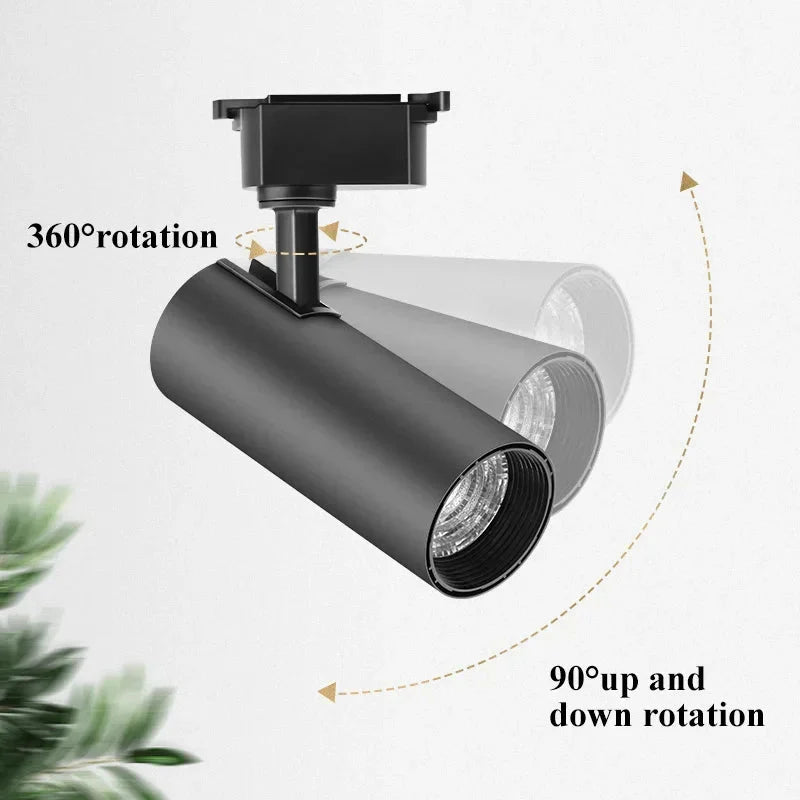 Luminaire Spot tête directionnelle chrome – Référence : Elouan3572- - Nexa Lights