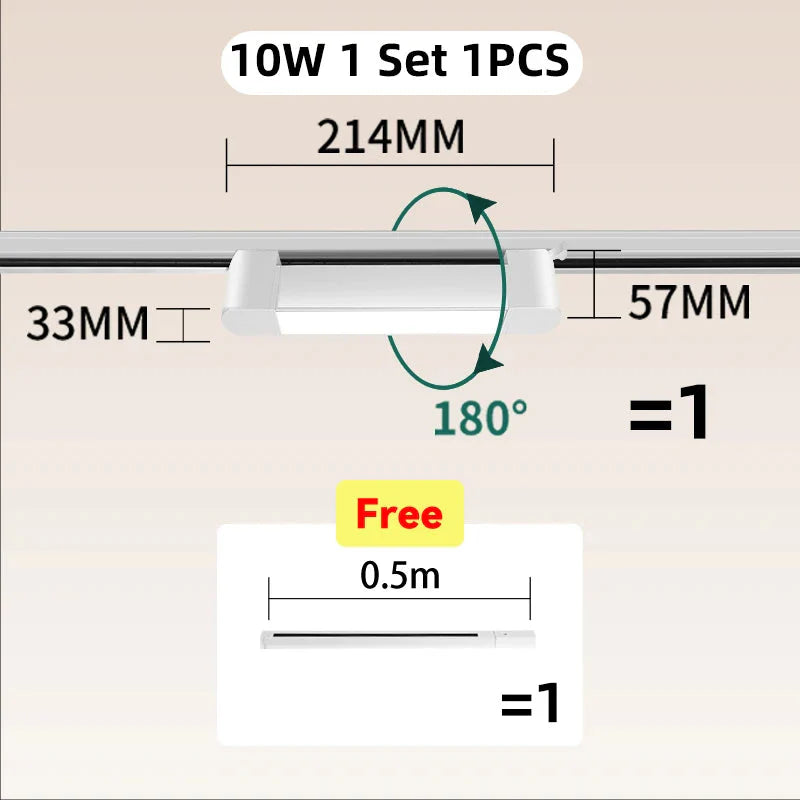 Luminaire Spot tête directionnelle chrome – Référence : Elowen5721- - Nexa Lights