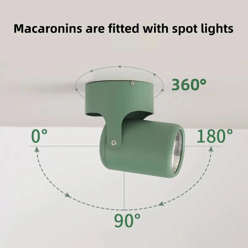 Luminaire Spot tête directionnelle chrome – Référence : Elowen5839- - Nexa Lights