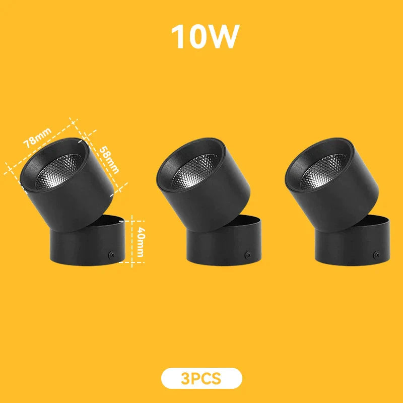 Luminaire Spot tête directionnelle chromée – Référence : Liora3472- - Nexa Lights
