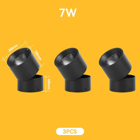 Luminaire Spot tête directionnelle chromée – Référence : Liora3472- - Nexa Lights