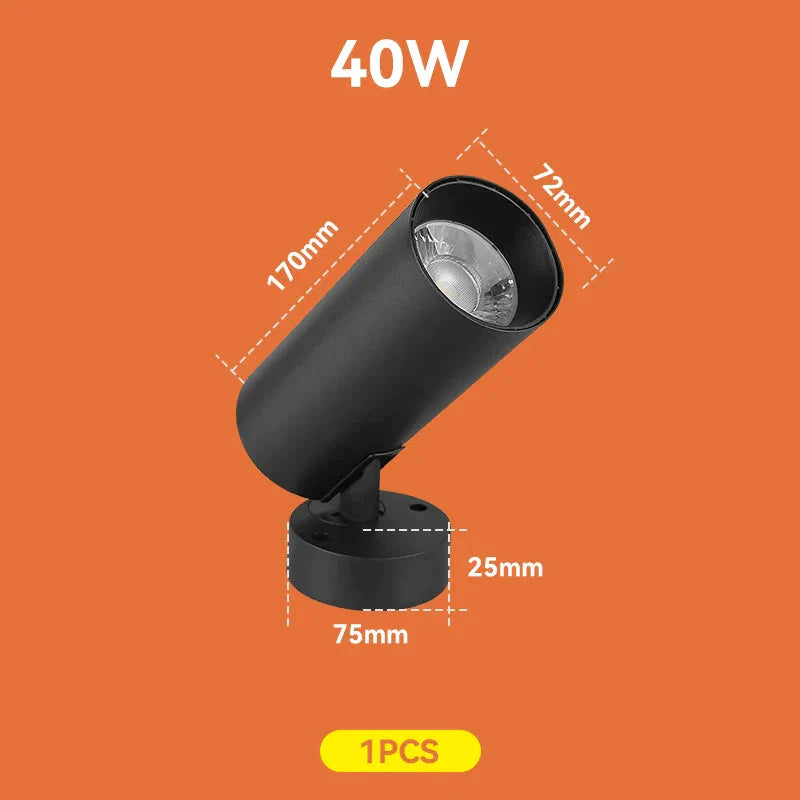 Luminaire Spot tête directionnelle chromée – Référence : Liora3472- - Nexa Lights