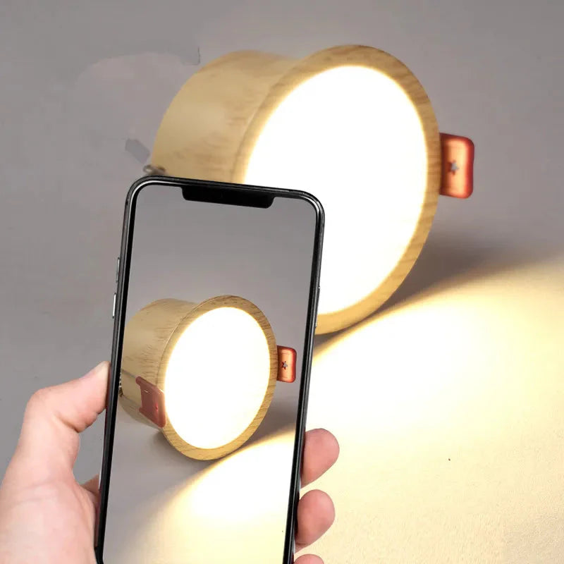 Luminaire Spot tête directionnelle en bois – Référence : Elowen5724- - Nexa Lights
