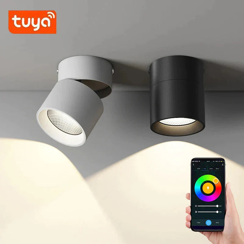 Luminaire Spot tête directionnelle finition chrome – Référence : Elora7654- - Nexa Lights
