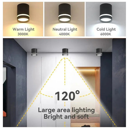 Luminaire Spot tête directionnelle finition chrome – Référence : Elysée7325- - Nexa Lights