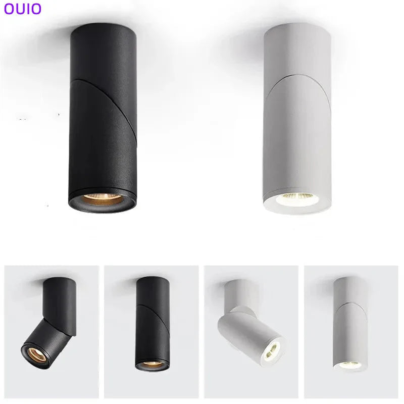 Luminaire Spot tête directionnelle finition noire – Référence : Loris7382- - Nexa Lights