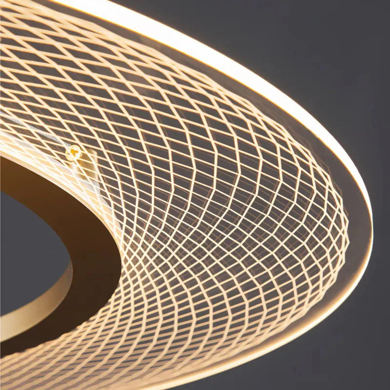 Luminaire Suspension aluminium doré brillant – Référence : Arnaud5623-Luminaire Suspendu - Nexa Lights