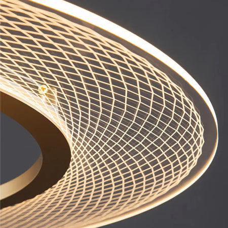 Luminaire Suspension aluminium doré brillant – Référence : Arnaud5623-Luminaire Suspendu - Nexa Lights
