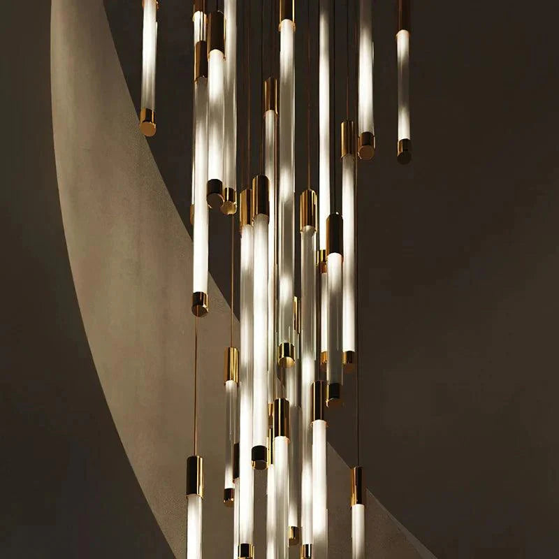 Luminaire Suspension aluminium et acrylique élégant – Référence : Marvyn5723- - Nexa Lights