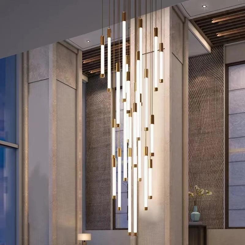 Luminaire Suspension aluminium et acrylique élégant – Référence : Marvyn5723- - Nexa Lights