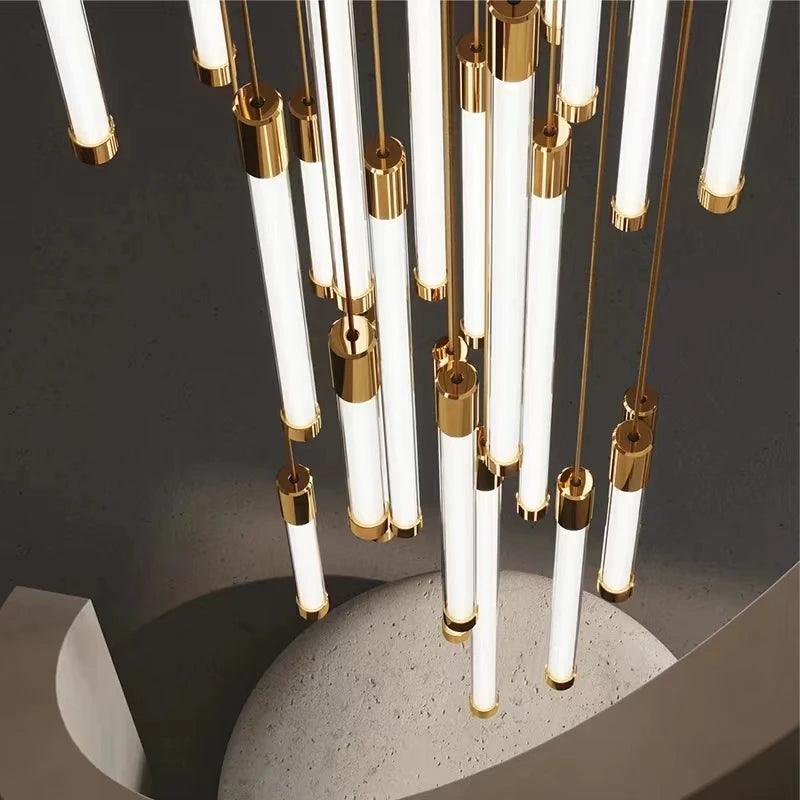 Luminaire Suspension aluminium et acrylique élégant – Référence : Marvyn5723- - Nexa Lights
