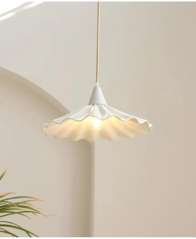 Luminaire Suspension céramique dentelle – Référence : Marisol5821- - Nexa Lights