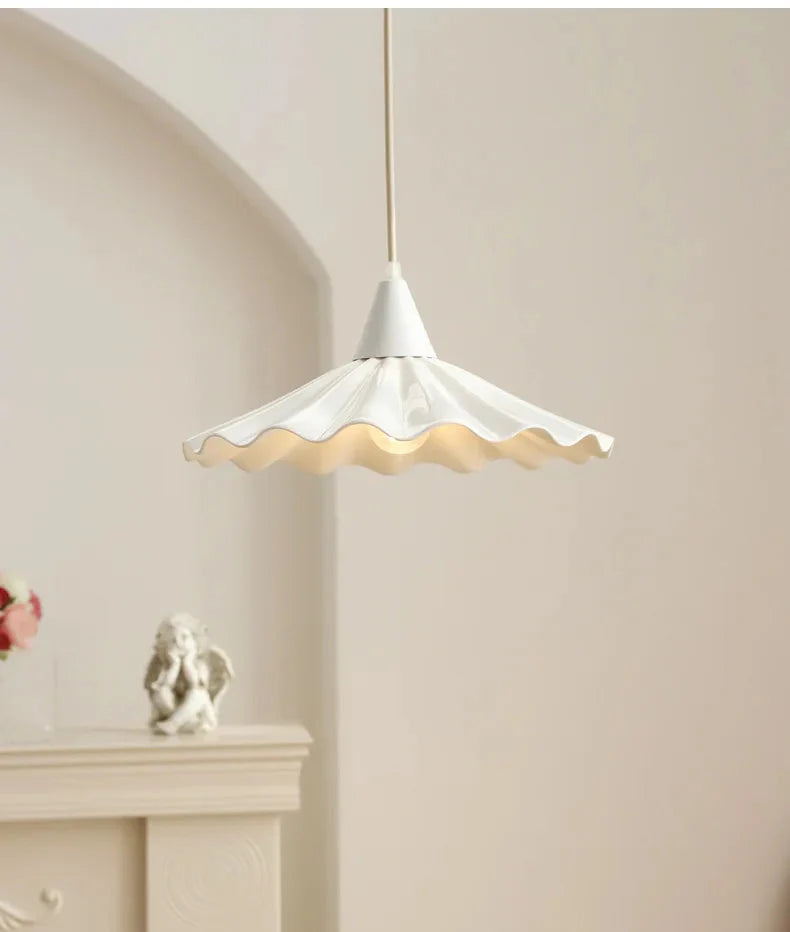 Luminaire Suspension céramique dentelle – Référence : Marisol5821- - Nexa Lights